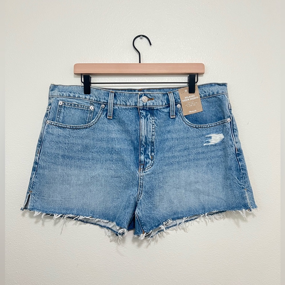Madewell Blue Denim Women Shorts